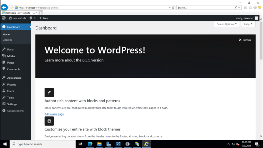 wordpress-admin