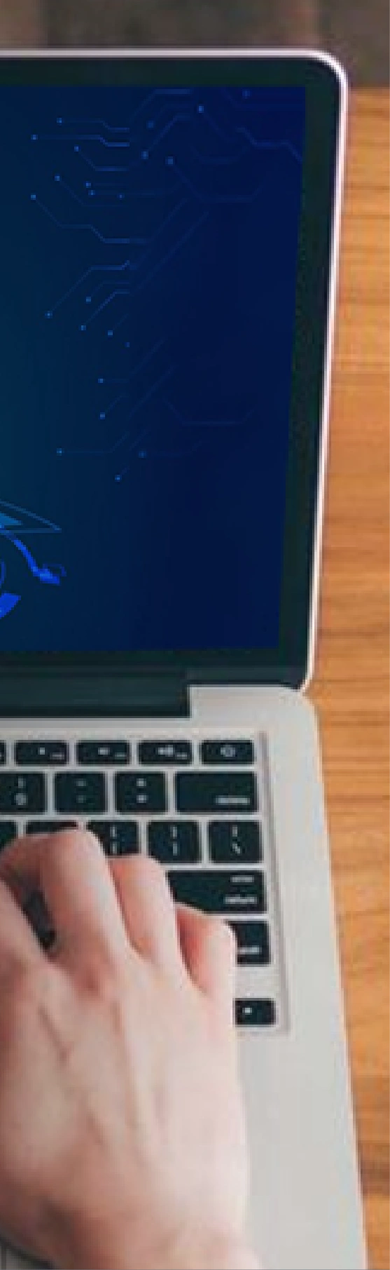 person working on laptop