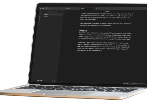ai content workflow on laptop