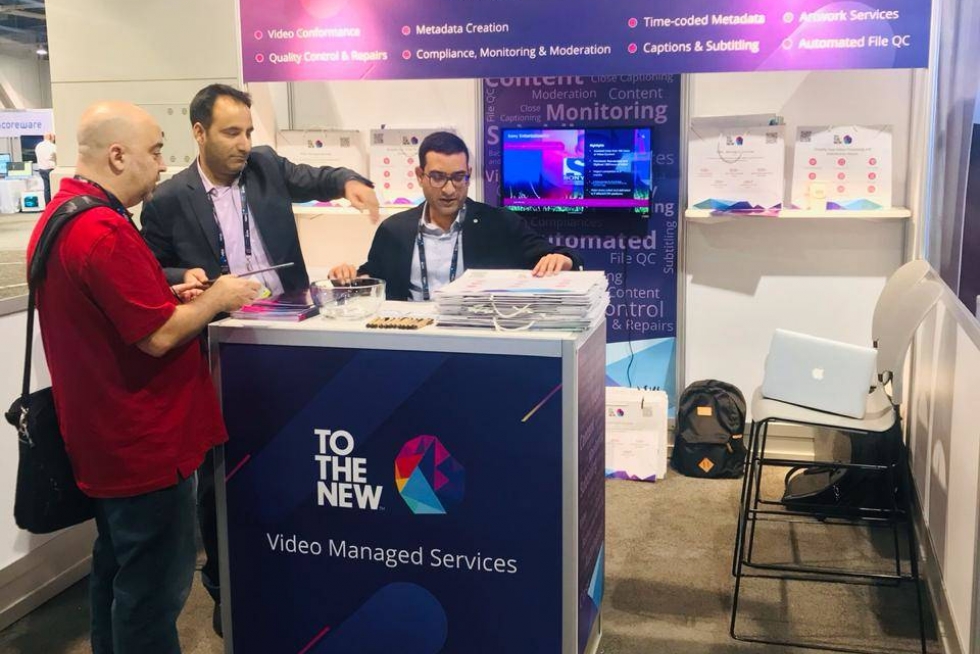 Team TO THE NEW at NAB Show, 2019